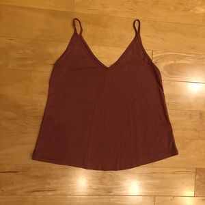 bp flowy maroon tanktop (xxs)